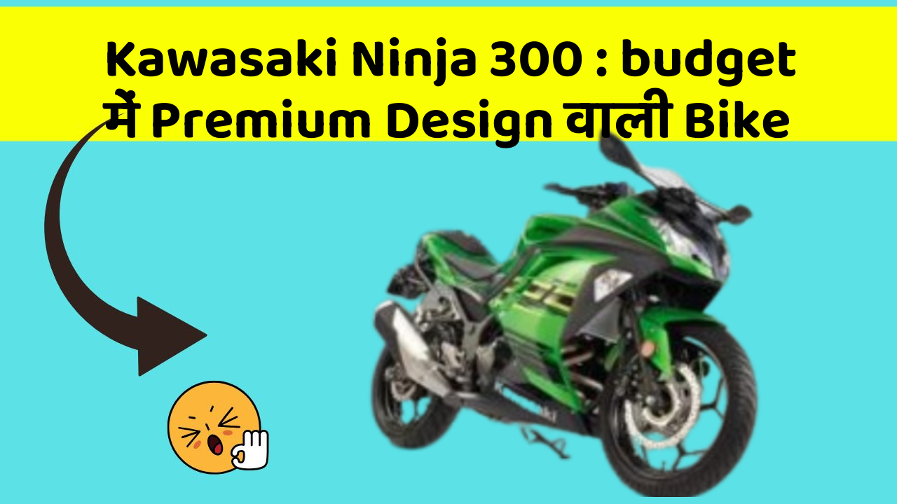 Kawasaki Ninja 300: budget में Premium Design वाली Bike